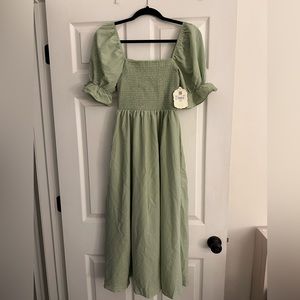 Alter’d State Puff Sleeve Midi